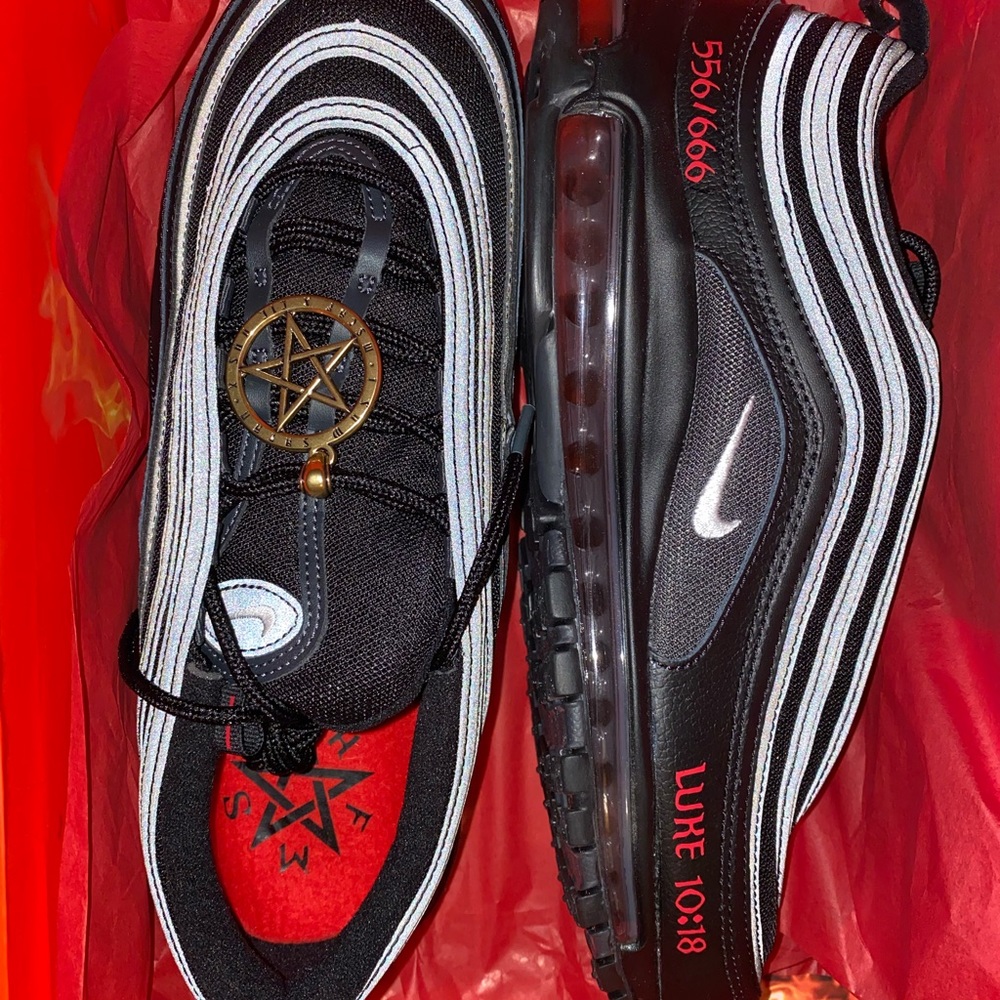 MSCHF x Lil Nas X Satan Shoes LE Size 11 - Picture 3 of 6